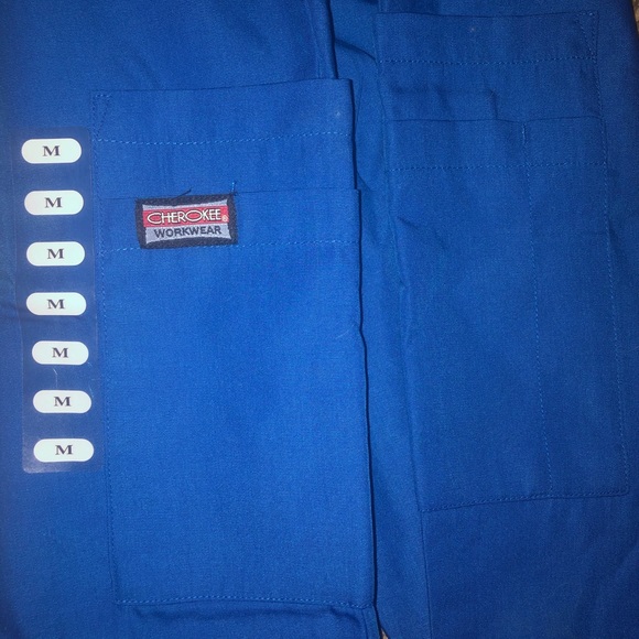NWT Royal Blue Cherokee Scrubs Set - Picture 6 of 6